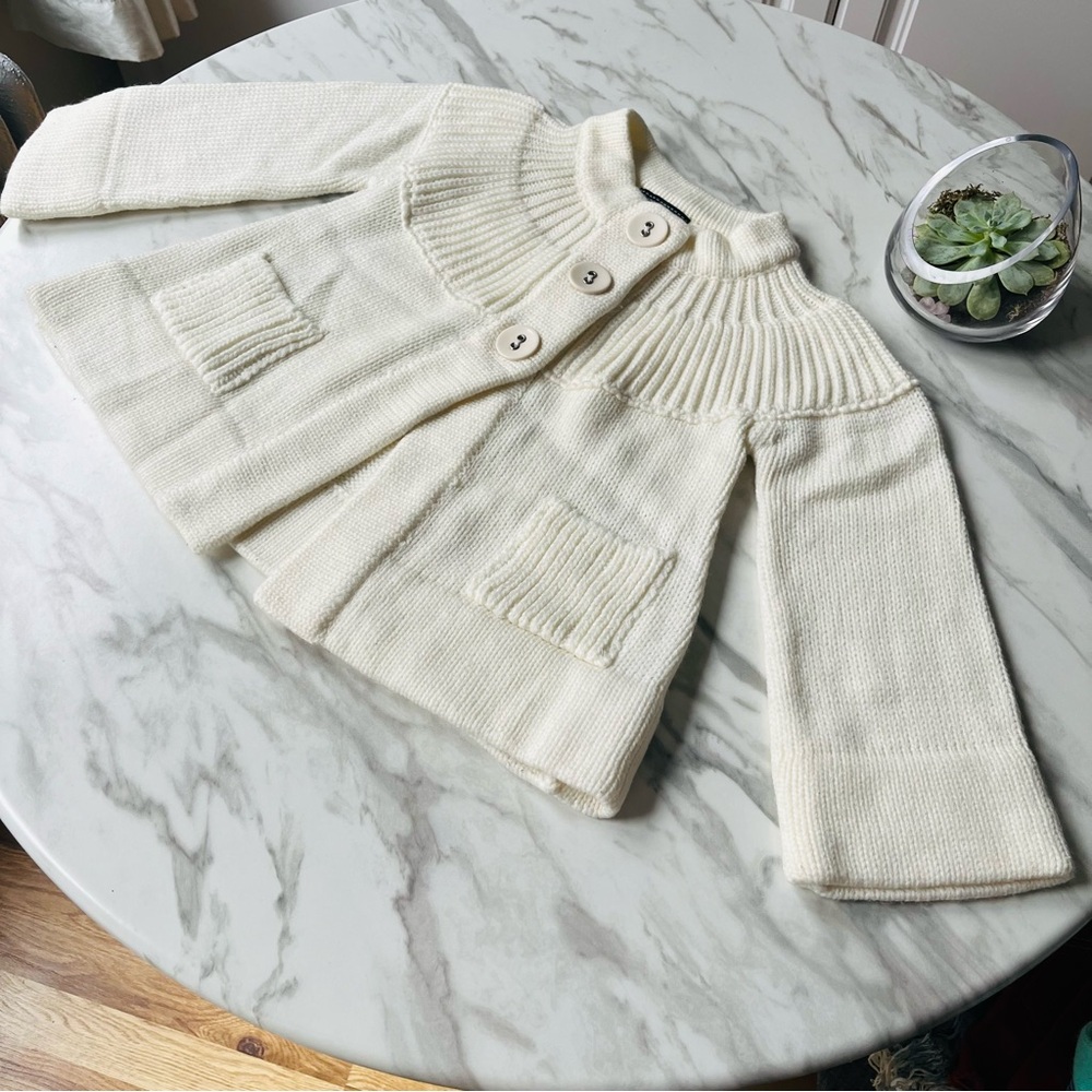 Joyce Leslie Y2K Cream Cardigan Sweater NEW